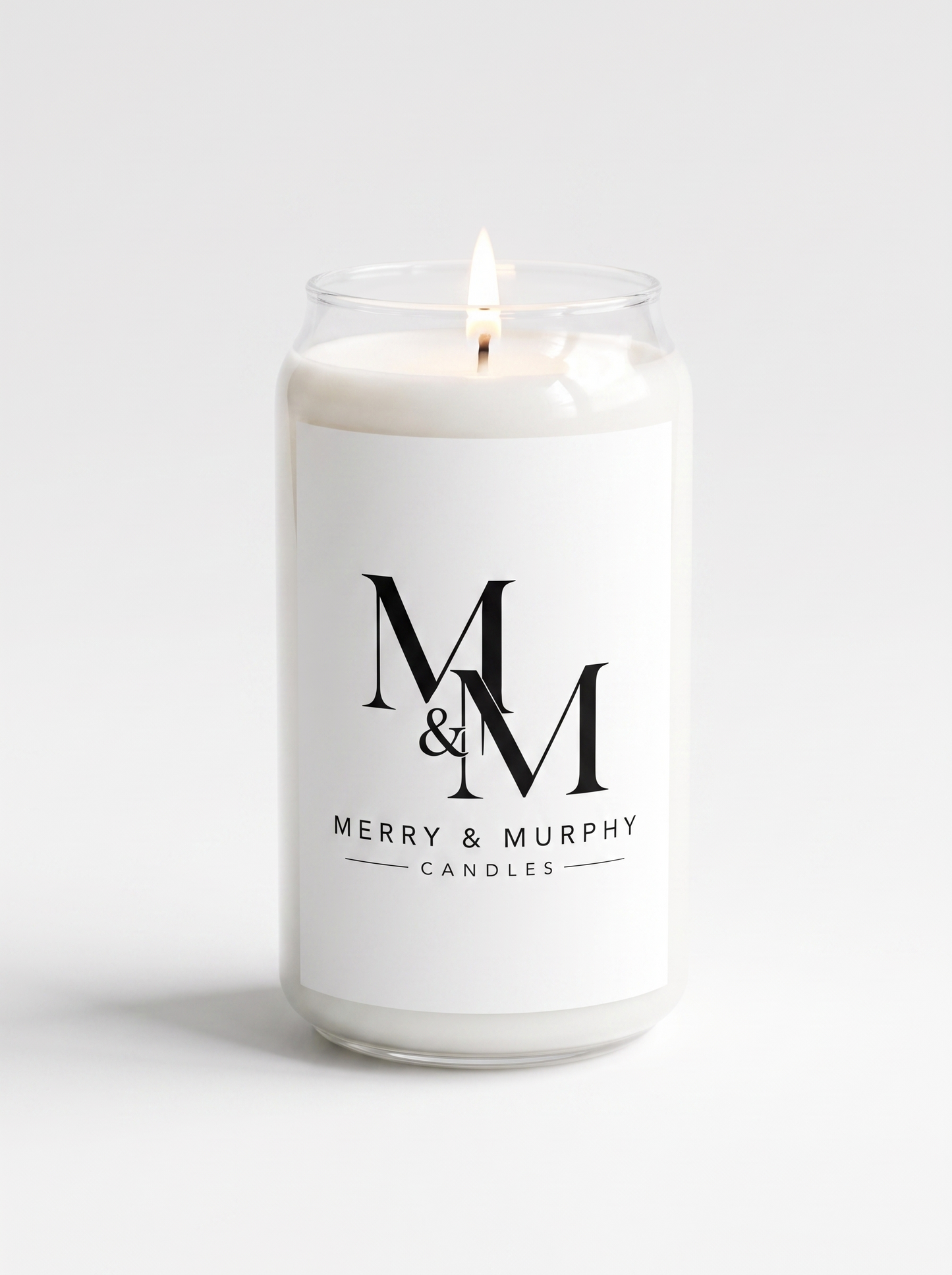 Merry & Murphy 13.75oz Soy Candle, lid on, cover photo