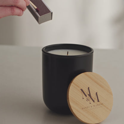 14oz Soy Candle — Bamboo Lid